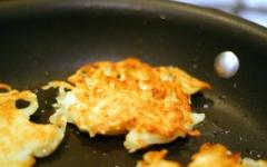 Potato Latkes - another Gluten-free cooking for kids recipe